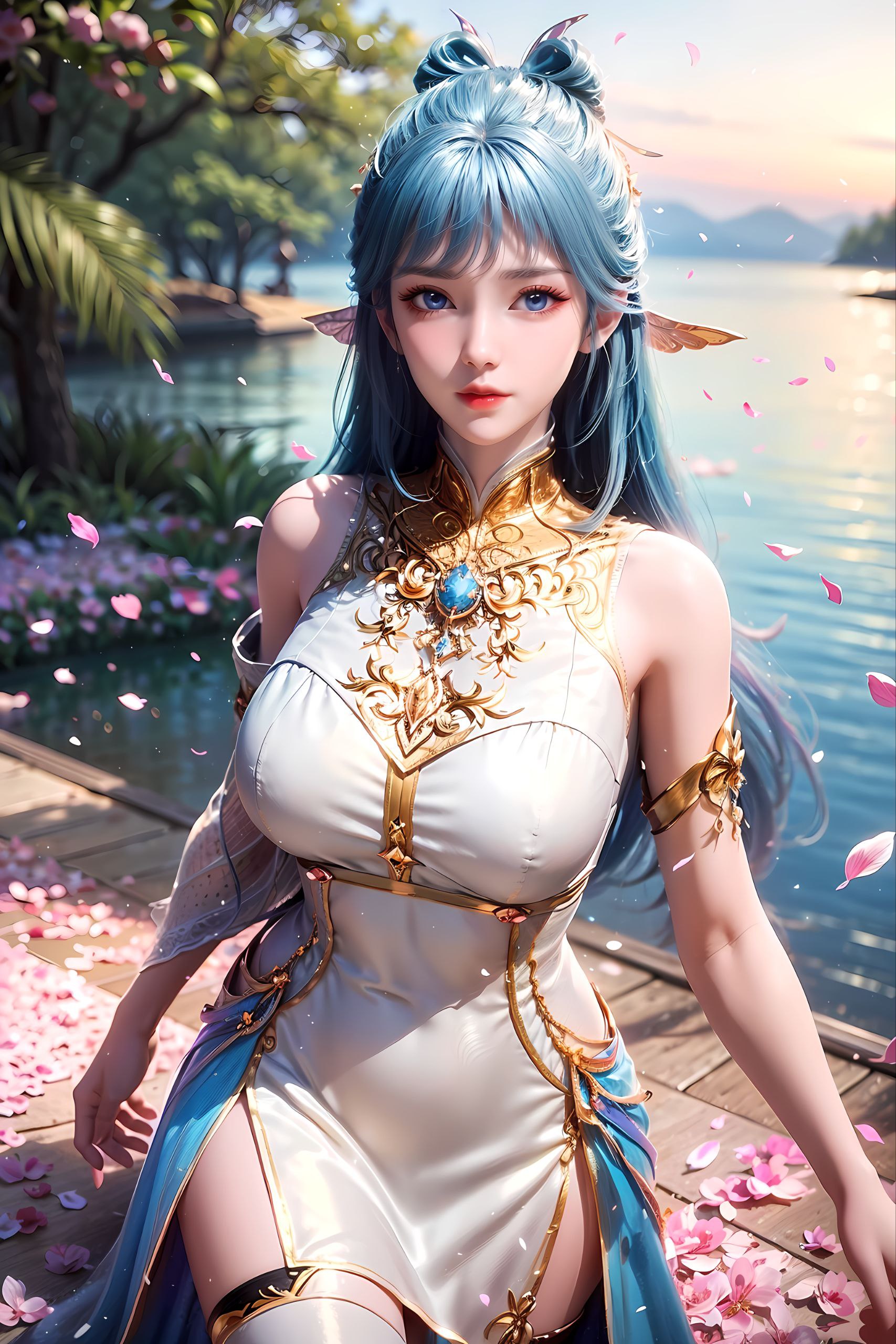 为清澈明亮